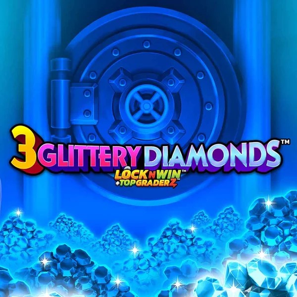3 Glittery Diamonds by PearFiction Studios, showcased at ringospin-casino.es – game logo