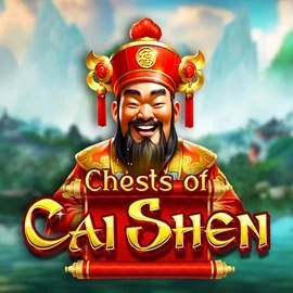 Chests of Cai Shen game by Pragmatic Play – logo hosted on Ringospin Casino