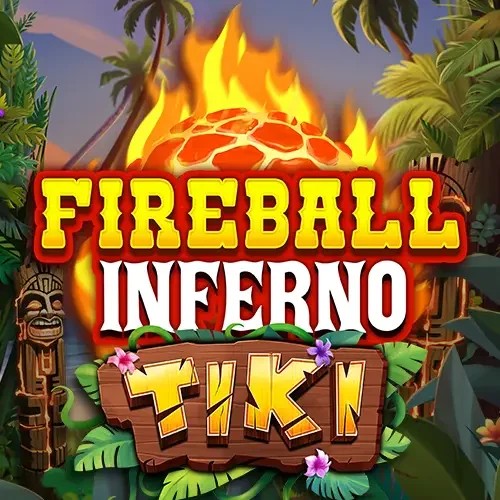 Fireball Inferno Tiki by NetEnt, showcased at ringospin-casino.es – game logo